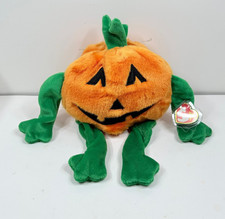 VINTAGE 1999 TY Beanie Baby Plush "Pumpkin" the Pumpkin With Tag Stuffed Animal