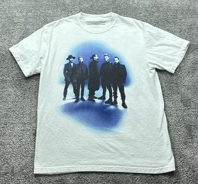 Backstreet Boys Shirt Mens L White Into The Millennium Sphere Tour Dates Tagless