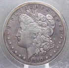 1890 "CC" Morgan SILVER Dollar $1 ACCUGRADE #566 ACG *CARSON CITY* ECC&C, Inc.