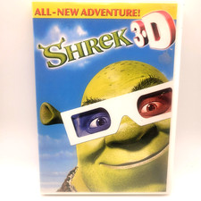 Shrek 3D DVD Dreamworks Animated Movie - NO 3D Glasses - NOT INCLUDED