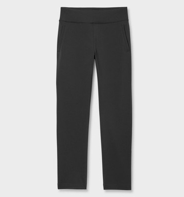 NEW DULUTH Women's NoGA Go-To Hi-Rise Straight Ankle Pants, Black