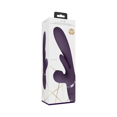 Vive KURA Silicone Triple Motor G-Spot Flapper Tongue Pulse Wave Clit Stimulator