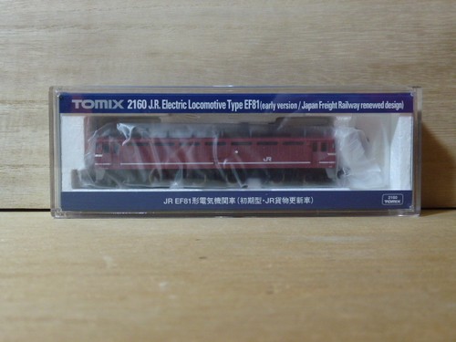 Locomotora Eléctrica TOMIX 2160 JR EF81 Modelo Temprano/Renovación de Carga Usada | Condition: Used