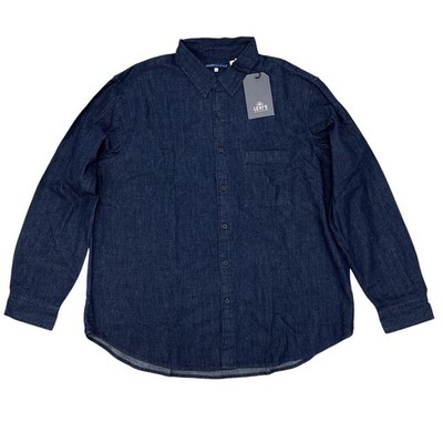 Levi's Made & Crafted New Standard Shirt Dark Wash Denim (Size L)