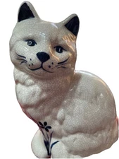 DEDHAM POTTERY The Potting Shed Vintage 1998  Sitting Cat