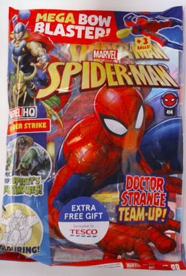 Marvel Spider-Man Magazin Comic 10. Aug 2022 + Mega Bow Blaster & 3 Bälle