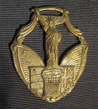 WWI ** STATUE OF LIBERTY**  WATCH FOB   Antique Original  1917-