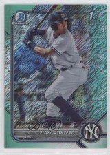 2022 Bowman Chrome Prospects Aqua Shimmer Refractor 28/125 Fidel Montero 2g6