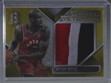 2017-18 Panini Spectra Vested Veterans Gold Prizm 10/10 Serge Ibaka #VV-8 0h7