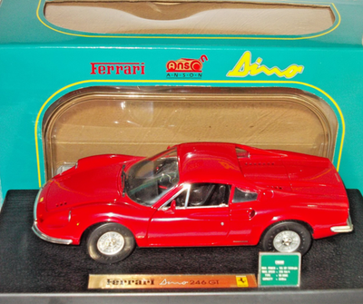 Modèle réduit Ferrari Dino 246 Gt, Rouge, 1969 1/18 | Mcg