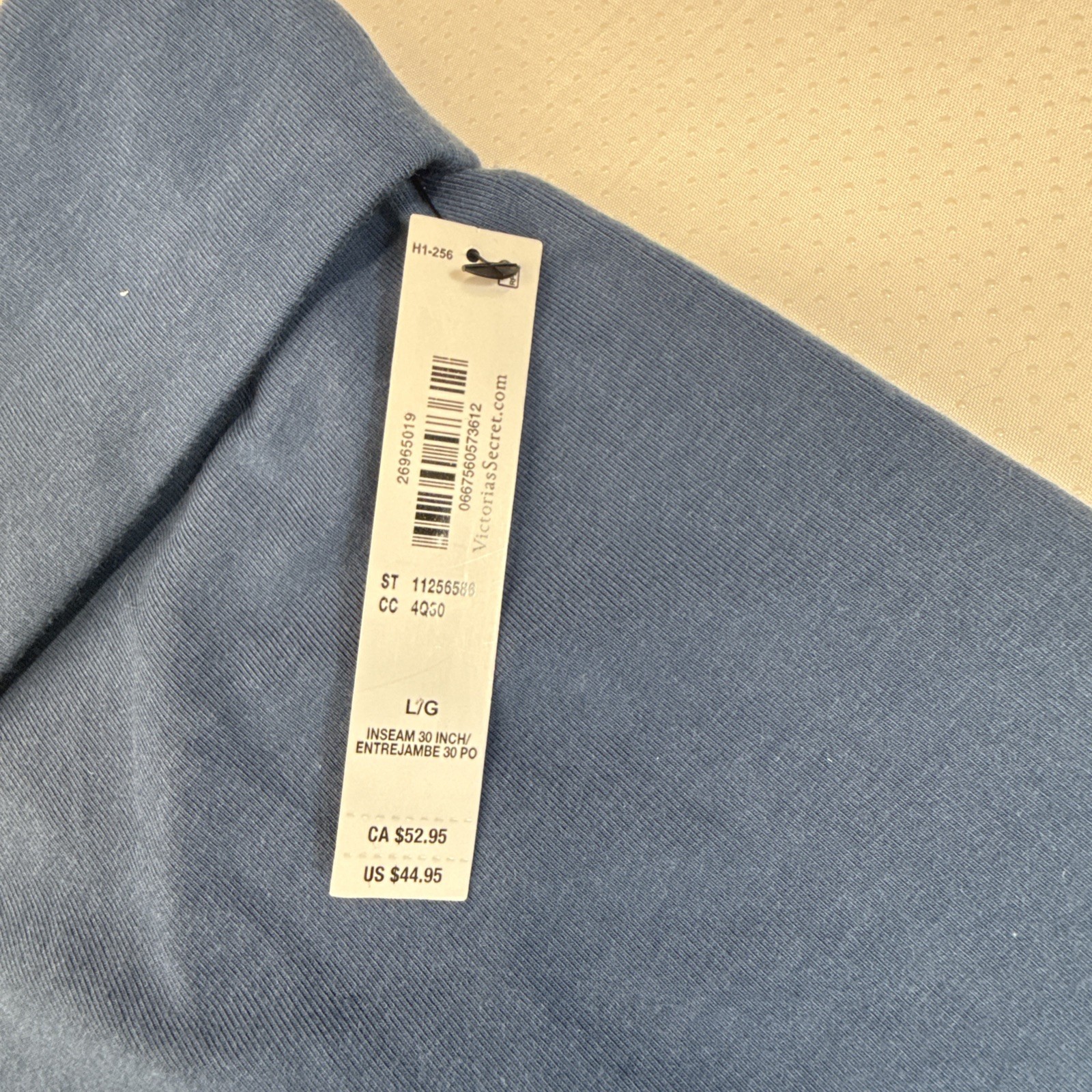 NWT Victoria Secret Women's VSX Blue Essential Leggings Size Large 30” Inseam thumbnail 6