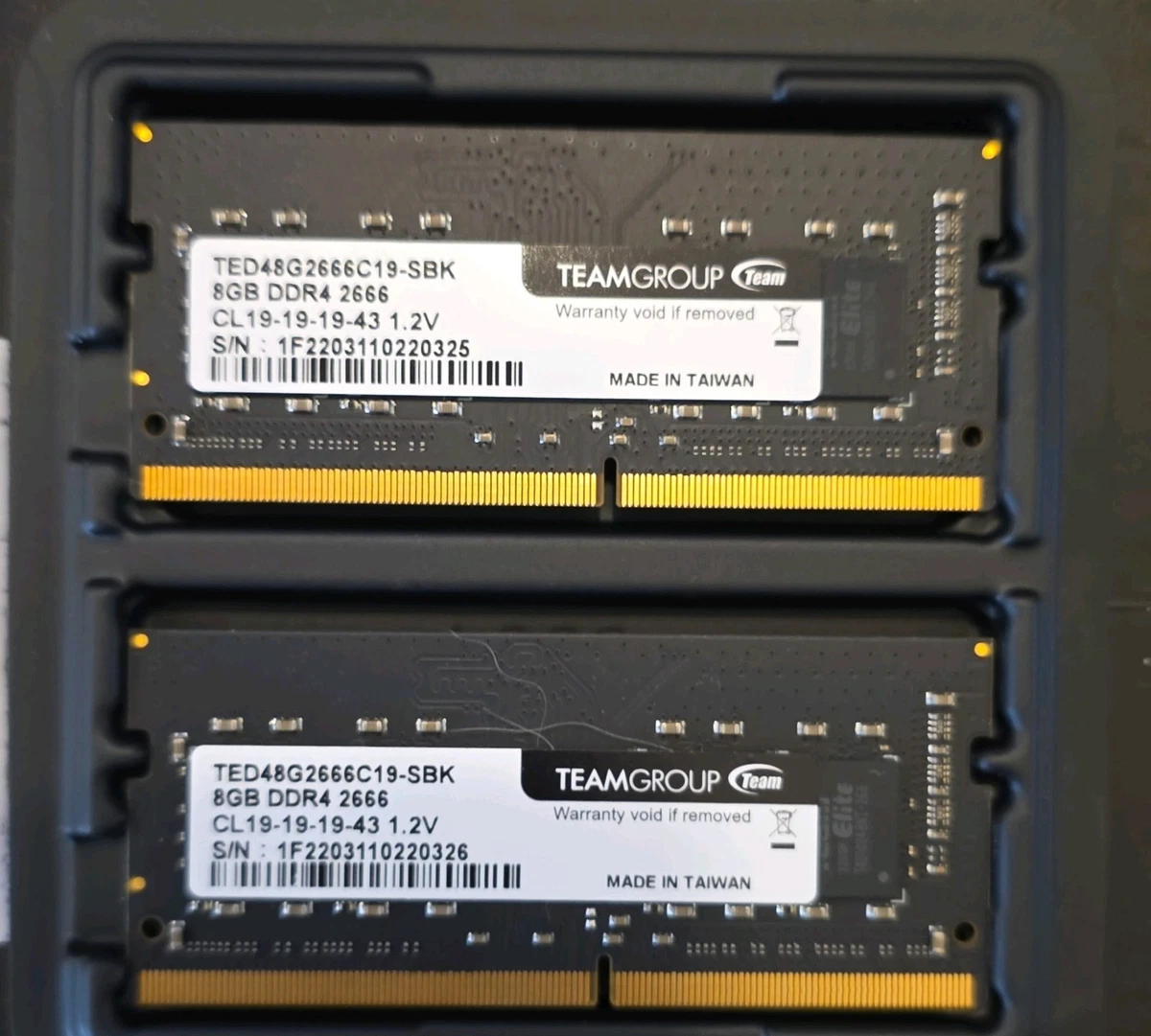Team Group PC4-21300 (DDR4-2666) Bus Speed Computer RAM 8 GB