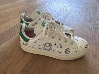 Adidas sneakers bambina scarpe da ginnastica Stan Smith bianche numero 33 buone condizioni