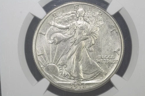 1916-S Walking Liberty Half Dollar, NGC MS-65+