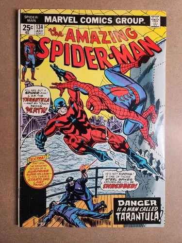 The Amazing Spider-Man #134 VG KEY 1st Tarantula! 2nd Punisher! Marvel Comics