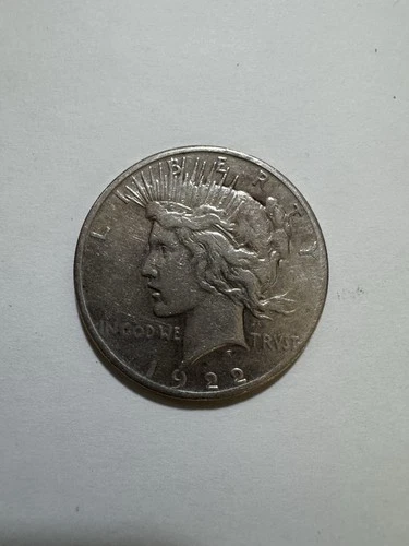 1922 Silver Dollar $1 Coin Liberty Peace E Pluribus Unum