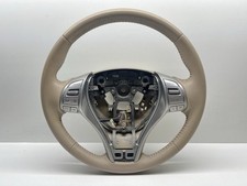2014-2016 2015 Nissan Altima Leather Beige Heated Steering Wheel 48430 9hm1b Oem