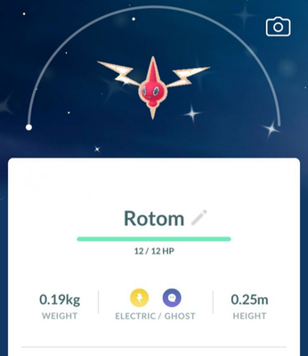 #ad Pokémon Shiny Rotom MlNl PTCs GO Read Description $6.40