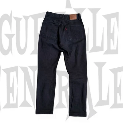 Jean Noir Levi's 501 Vintage avec Boutons – 30W 30L – très bon état - Photo 1/4