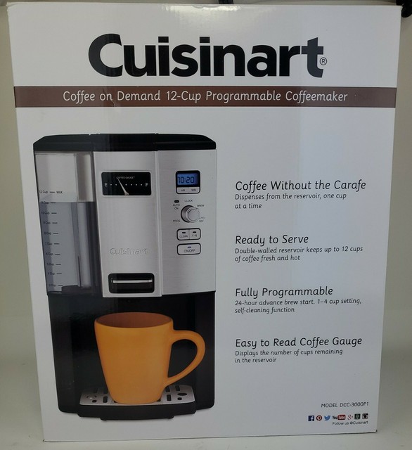 Cuisinart Dcc3000 CoffeeOnDemand 12Cup Programmable Coffeemaker for