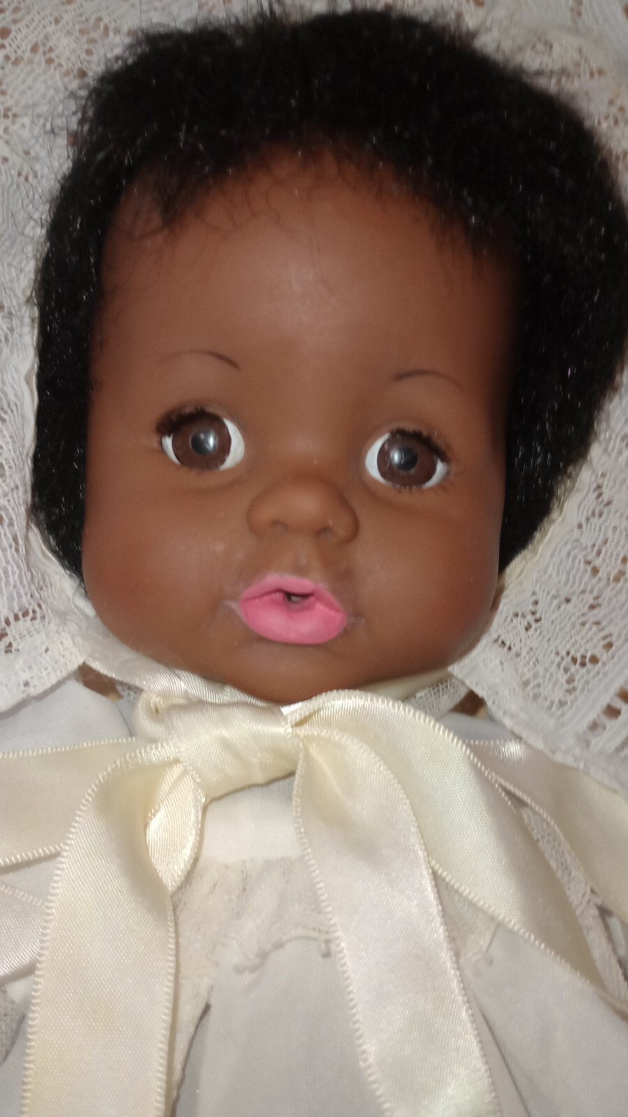 Vintage 1971 Ideal Tiny Tears African American Black Doll