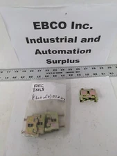 IDEC BNL8 END CLIP FOR DIN RAIL, LOT OF 4