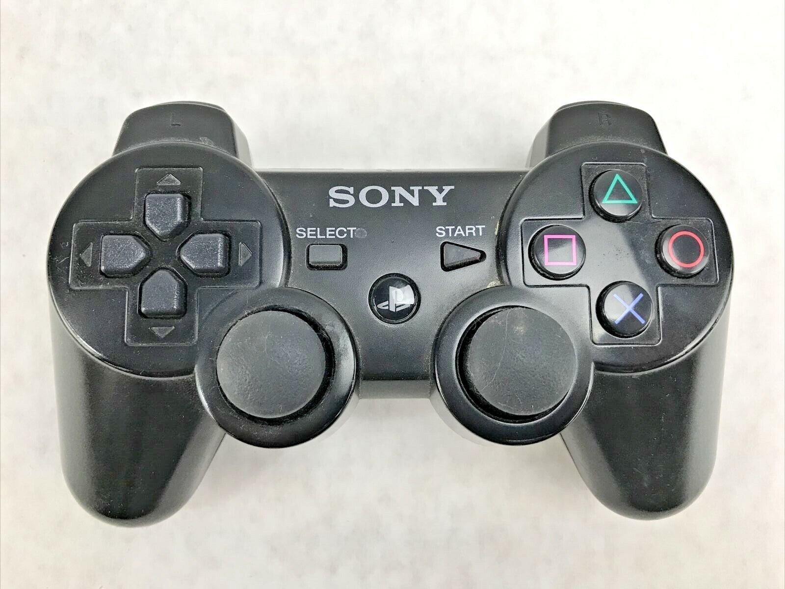 Sony PS3 Black Dual Shock 3 Controller CECHZC2U - Untested