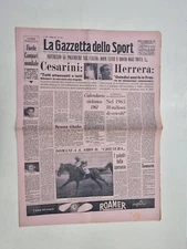 GAZZETTA DELLO SPORT 12 NOVEMBER 1960 GIORDANO CAMPARI - TURIN AUTO SHOW