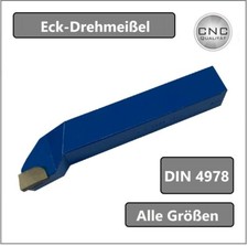 CNC QUALIT&Auml;T Drehmei&szlig;el - Drehstahl -  Eckdrehmei&szlig;el DIN 4978
