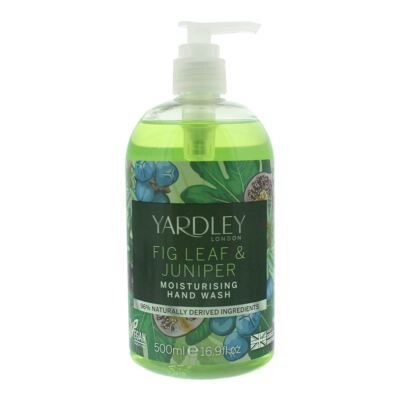 Yardley Fig Leaf Wacholdermilch Botanical Hand Wash 500ml für Unisex