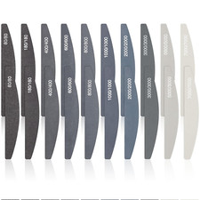 20 Pcs Sanding Sticks for Plastic Models Polishing Sticks Assorted Metal and Woo