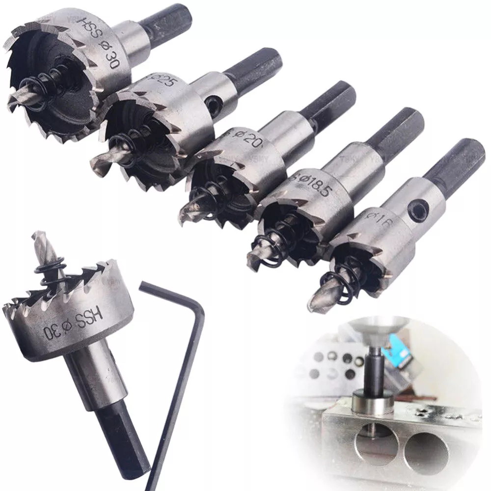 HSS Hole Saw Drill Bit 12 100mm Stainless Steel Metal Alloy