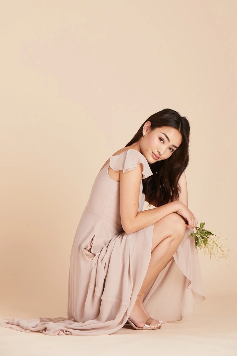 kae dress birdy grey Sea Glass Bridesmaid Dress Matte Satin Size 1X