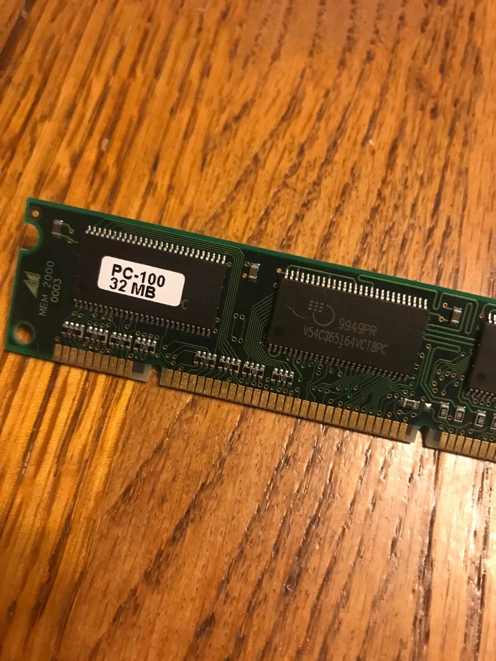 MEN 2000 0003 PC-100 32MB 9949PR V54C365164VCT8PC Ships N 24h - Image 2 of 3