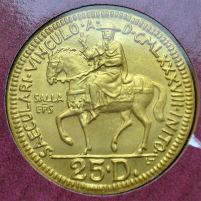 コレクション Rare ANDORRA 25 Diners 1989 coin Silver ANDORRA 25 Diners 1989 Silver BU 'Millennium - The Bishop of Sala