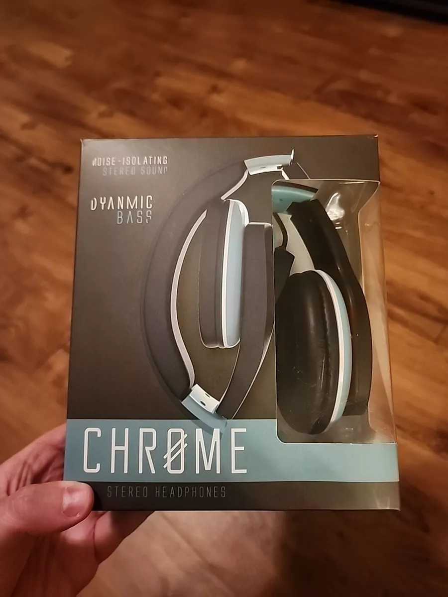 Chrome Stereo Headphones eBay