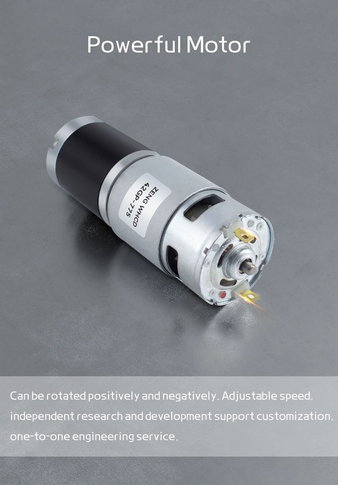 42GP-775 Planetary Gear Brushed Motor DC 12V 24V High Torque Forward ...
