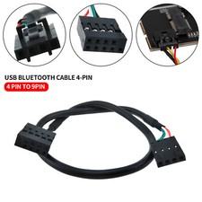 USB Bluetooth Cable 4-pin to 9-pin Header for NGFF PCI-e Desktop Adapter Card