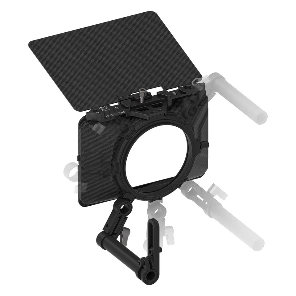 FOTGA Mini Lightweight Clamp-On Matte Box w/ Top Flag for DSLR Mirrorless Camera - Image 3 of 4
