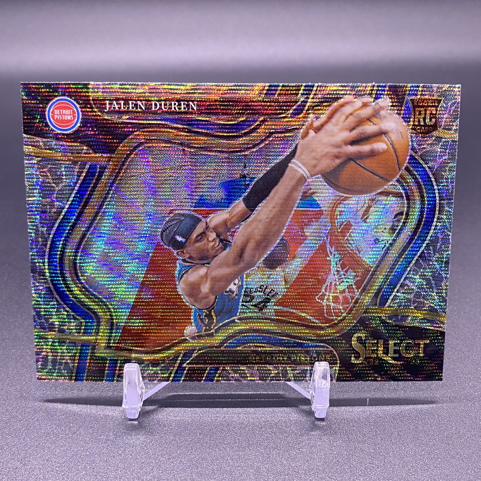 Elephant! 🐘 2022-23 Panini Select Jalen Duren RC Pistons Courtside Rookie #286