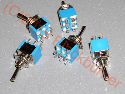 Neyseki 10PCS E TEN1021 AC 250V 15A Mini Toggle Switch ON OFF 2 Position 2 Pin Toggle Switch - Foto 3