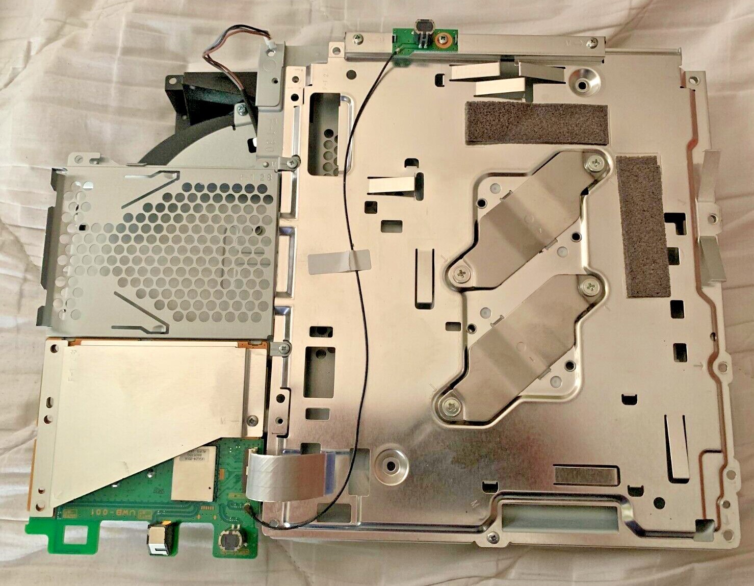 Sony PlayStation 3 PS3 FAT Motherboard Chassis, Heatsink, Fan, WIFI