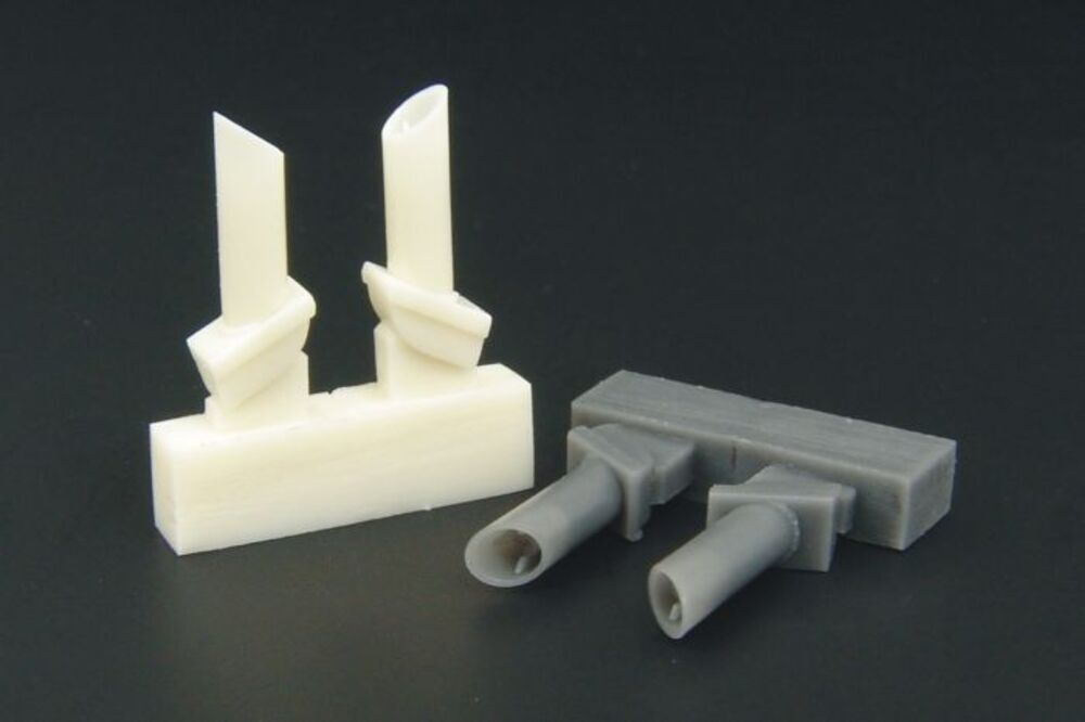 Hauler Models HLX48117 - 1:48 Pz IV Finish J Late Exhaust Pipes Type 2 -