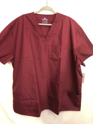 Mazel Uniforms By Scrub Co Women s Scrub Top Size 4X NWT Short Sleeve