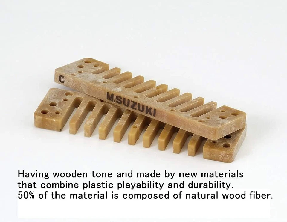 SUZUKI M-20-7SET MANJI 10 holes Harmonica G/A/Bb/C/D/E/F Original Case new F/S - Image 4 of 4