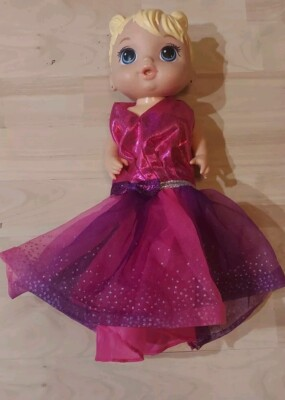 #ad BABY ALIVE Baby Lil Sounds Doll Interactive HASBRO 12” TESTED WORKS Blonde $10.50