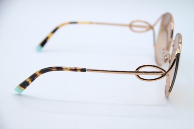 Tiffany And Co. Sunglasses TF 3065 6105/3D Tortoise Gold FRAMES ONLY 56-18-135 NEW TIFFANY & CO. TF 3065 6105/3D GOLD GRADIENT AUTHENTIC  main image 3