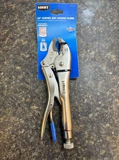 Hart 10 in Curved Jaw Locking Pliers, Chrome Vanadium Steel HHPWCJ001