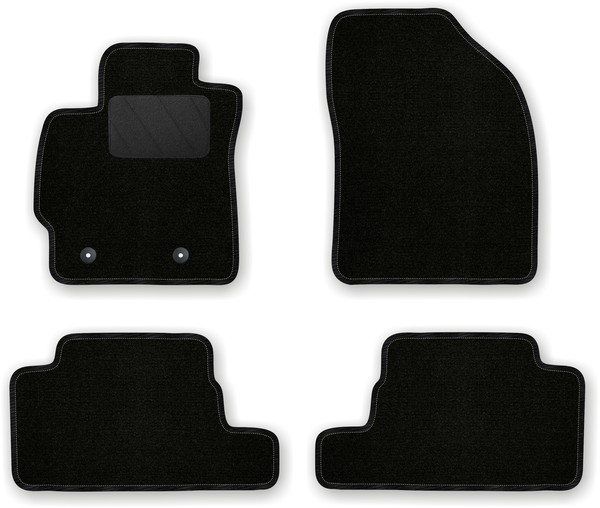Auto-FußMatten Classic Schwarz FüR Toyota Auris E15 2010 - 2013 Autoteppiche-image