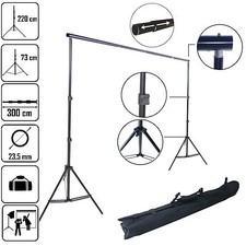 DynaSun K903 220x300 Supporto Fondale Portafondali con Stativi Barra Telescopica